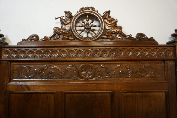 PIĘKNE BRETOŃSKIE ŁOŻE RĘCZNIE RZEŹBIONE ORYGINAŁ !!