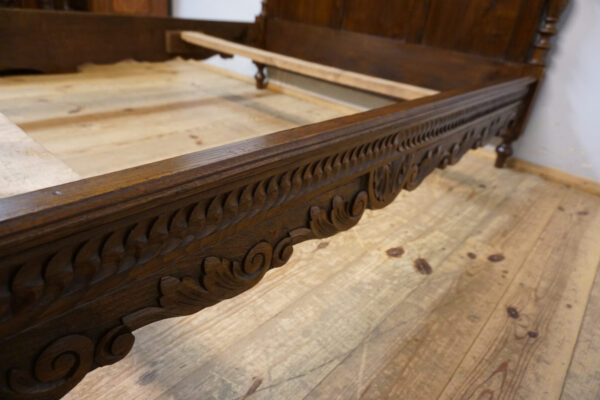 PIĘKNE BRETOŃSKIE ŁOŻE RĘCZNIE RZEŹBIONE ORYGINAŁ !!