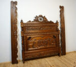 PIĘKNE BRETOŃSKIE ŁOŻE RĘCZNIE RZEŹBIONE ORYGINAŁ !!