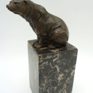 FIGURA Z BRĄZU NIEDŹWIEDŹ MIŚ