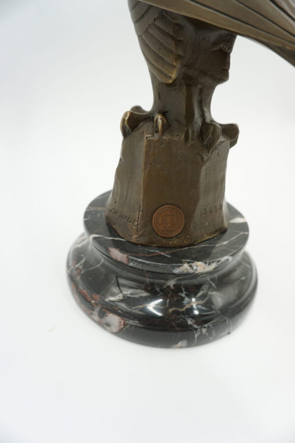 FIGURA Z BRĄZU ORZEŁ - ART DECO