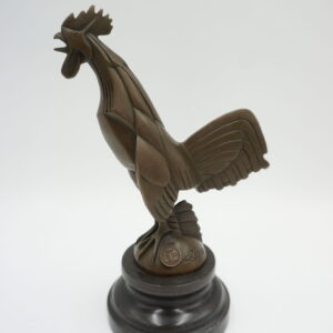 FIGURA Z BRĄZU KOGUT - ART DECO