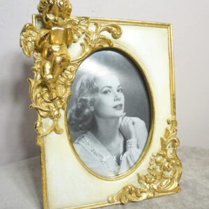 ZŁOTA RAMKA RAMA NA ZDJĘCIA ANIOŁEK