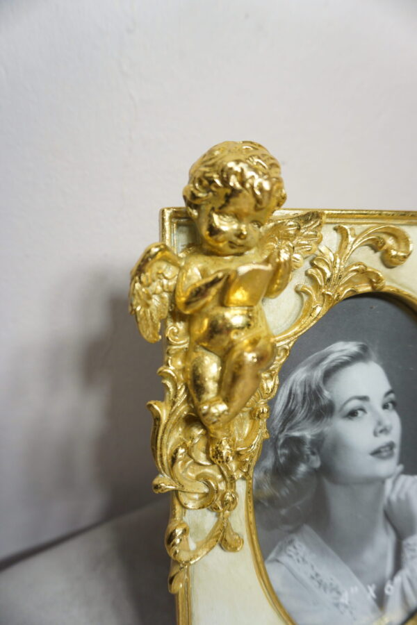 ZŁOTA RAMKA RAMA NA ZDJĘCIA ANIOŁEK