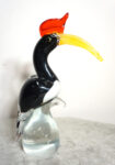 SZKŁO MURANO, FIGURA PTAK TUKAN