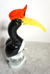 SZKŁO MURANO, FIGURA PTAK TUKAN