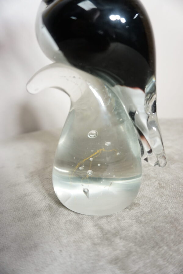 SZKŁO MURANO, FIGURA PTAK TUKAN