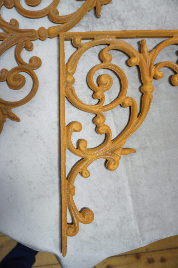 PARA ŻELIWNYCH WSPORNIKÓW UCHWYTÓW DUŻE 41x41