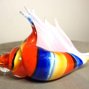 SZKŁO MURANO, DUŻA KOLOROWA MUSZLA