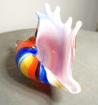 SZKŁO MURANO, DUŻA KOLOROWA MUSZLA