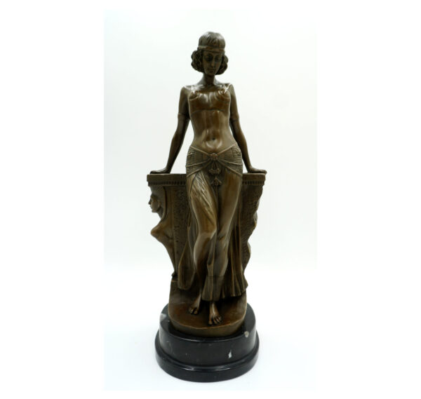 FIGURA Z BRĄZU EGIPSKA TANCERKA