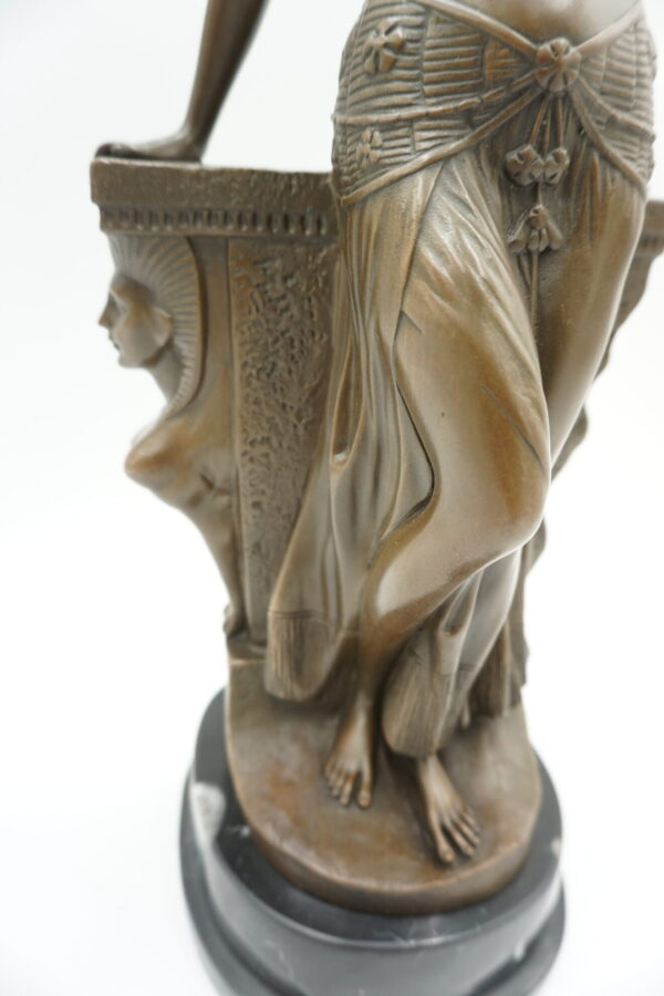 FIGURA Z BRĄZU EGIPSKA TANCERKA