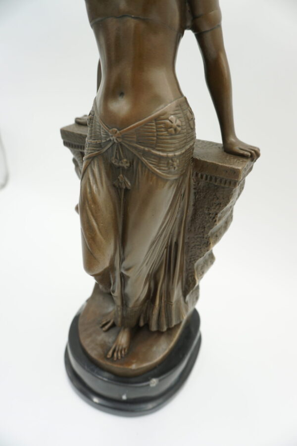 FIGURA Z BRĄZU EGIPSKA TANCERKA