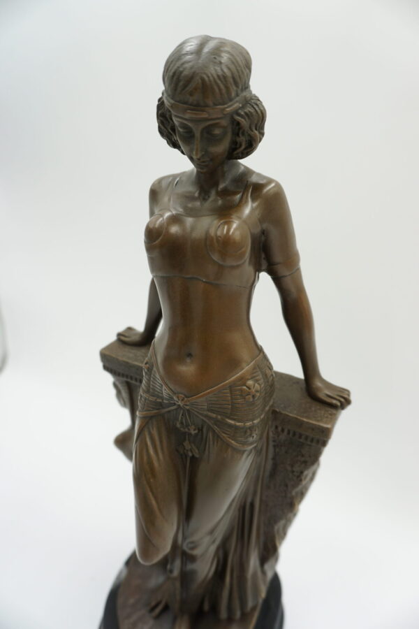 FIGURA Z BRĄZU EGIPSKA TANCERKA