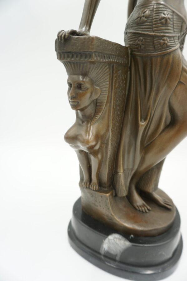 FIGURA Z BRĄZU EGIPSKA TANCERKA