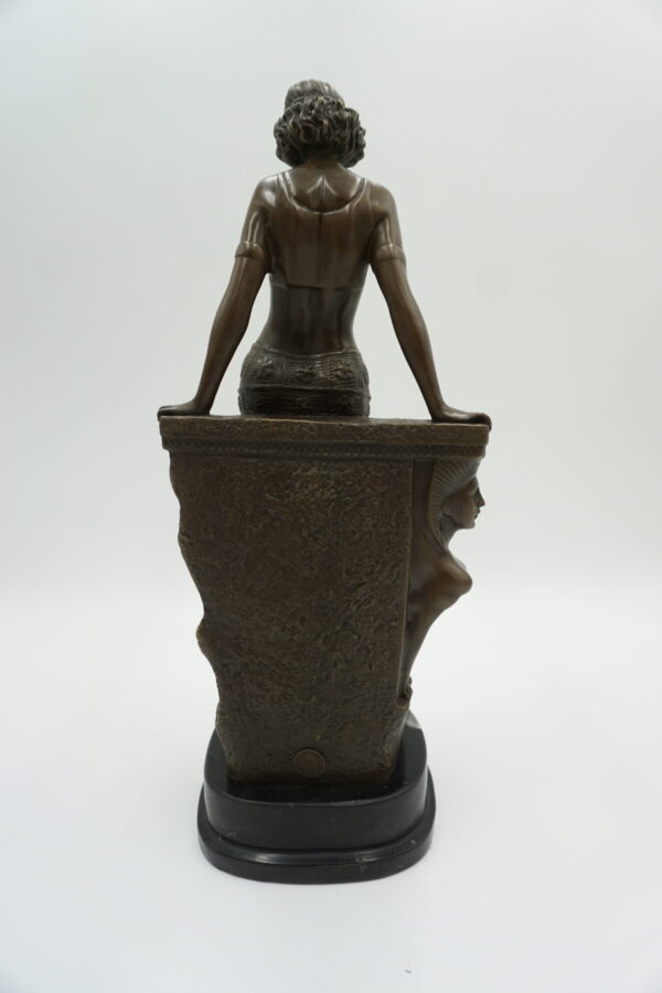 FIGURA Z BRĄZU EGIPSKA TANCERKA