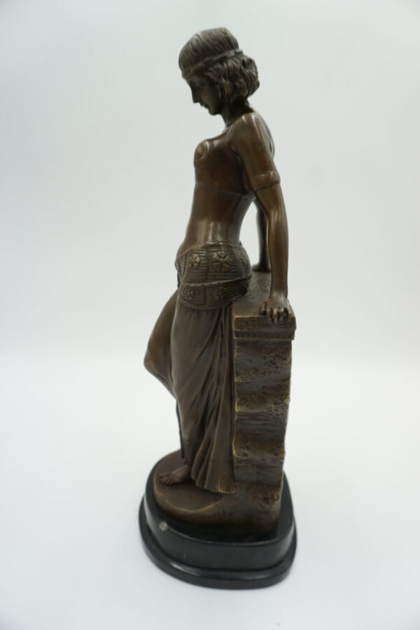 FIGURA Z BRĄZU EGIPSKA TANCERKA