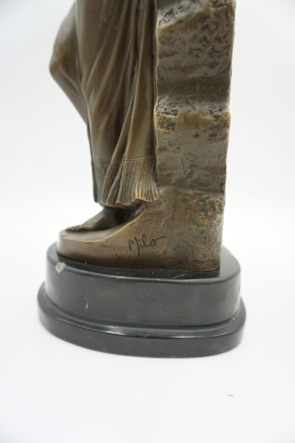 FIGURA Z BRĄZU EGIPSKA TANCERKA