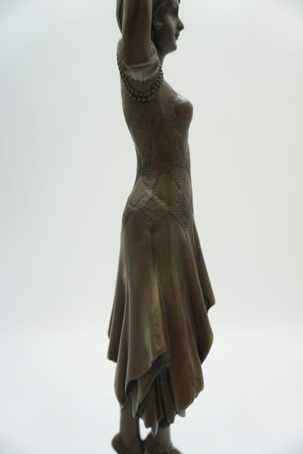 FIGURA Z BRĄZU TANCERKA MISS KITA