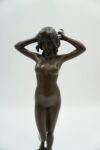 FIGURA Z BRĄZU AKT NAGA KOBIETA
