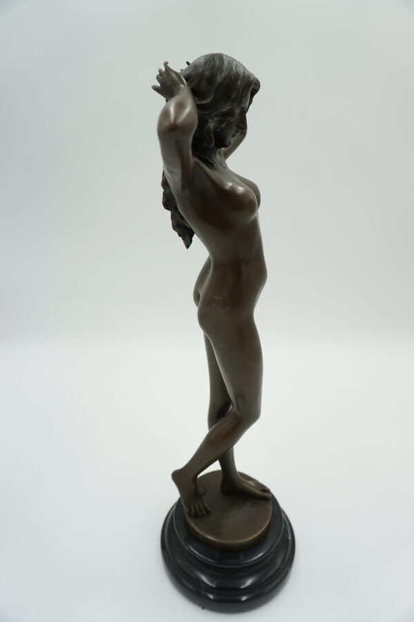 FIGURA Z BRĄZU AKT NAGA KOBIETA