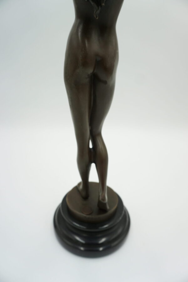 FIGURA Z BRĄZU AKT NAGA KOBIETA