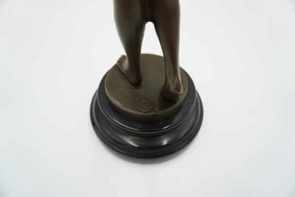 FIGURA Z BRĄZU AKT NAGA KOBIETA