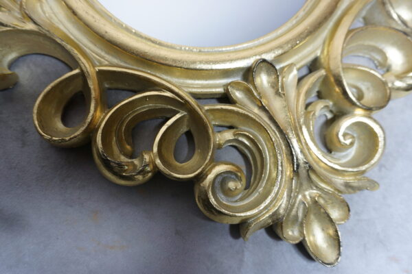 ZŁOTE WISZĄCE LUSTRO ANIOŁY