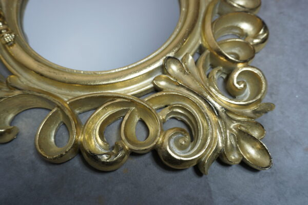 ZŁOTE WISZĄCE LUSTRO ANIOŁY