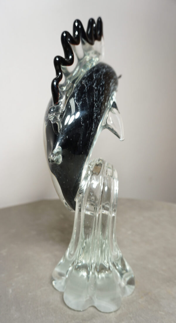 SZKŁO MURANO, FIGURKA RYBA MIECZNIK