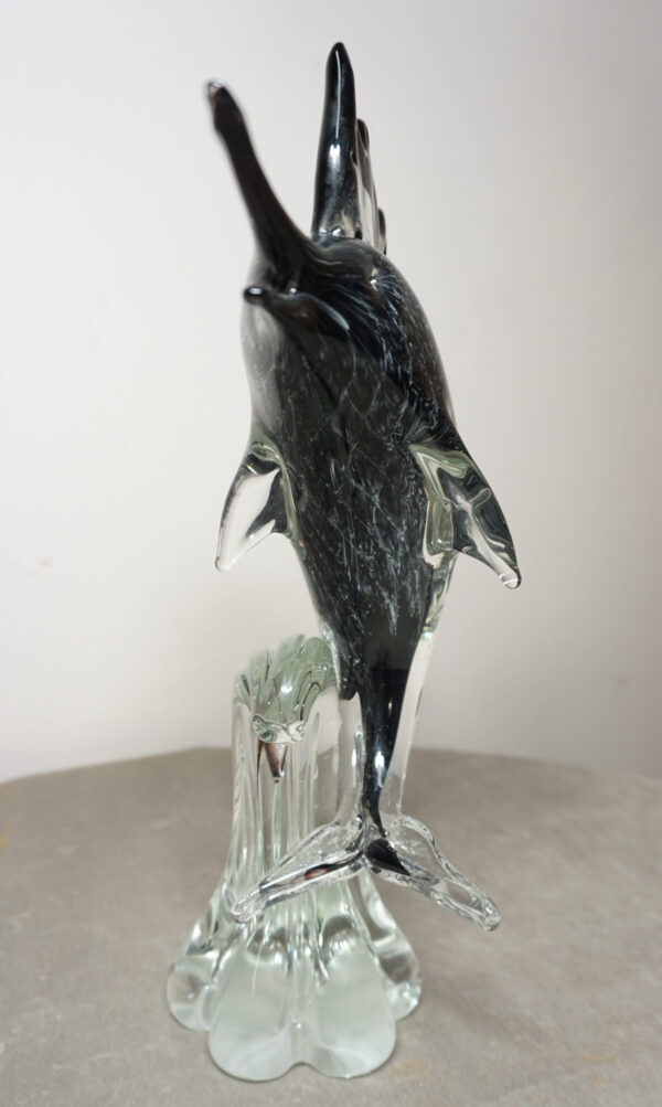 SZKŁO MURANO, FIGURKA RYBA MIECZNIK