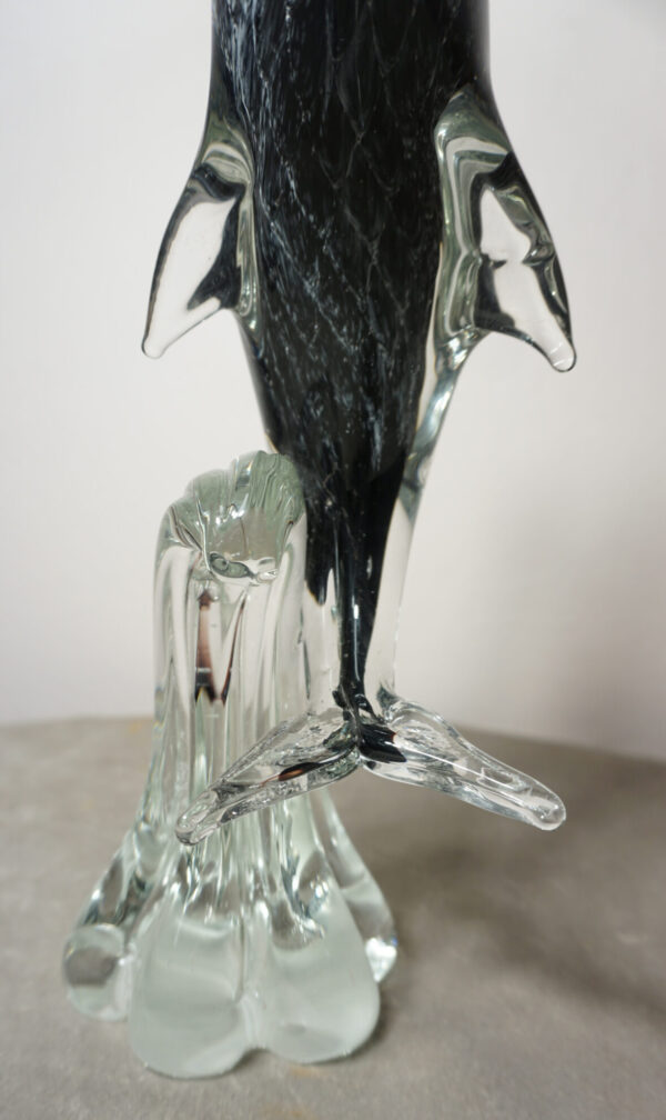 SZKŁO MURANO, FIGURKA RYBA MIECZNIK