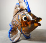 SZKŁO MURANO, FIGURKA DUŻA RYBA MANDARYŃSKA