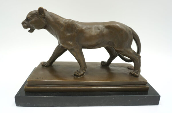 FIGURA Z BRĄZU TYGRYS PANTERA