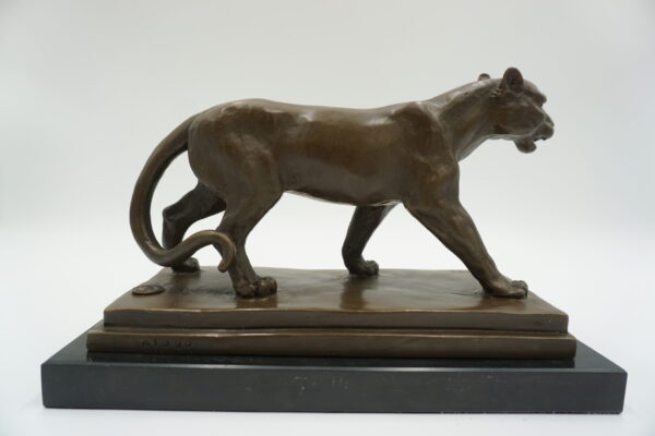 FIGURA Z BRĄZU TYGRYS PANTERA