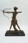 FIGURA Z BRĄZU DIANA ŁOWCZYNI - BOGINI MYŚLIWYCH