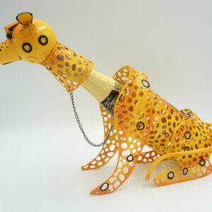 METALOWY STOJAK NA BUTELKĘ TYGRYS