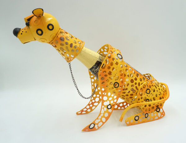 METALOWY STOJAK NA BUTELKĘ TYGRYS