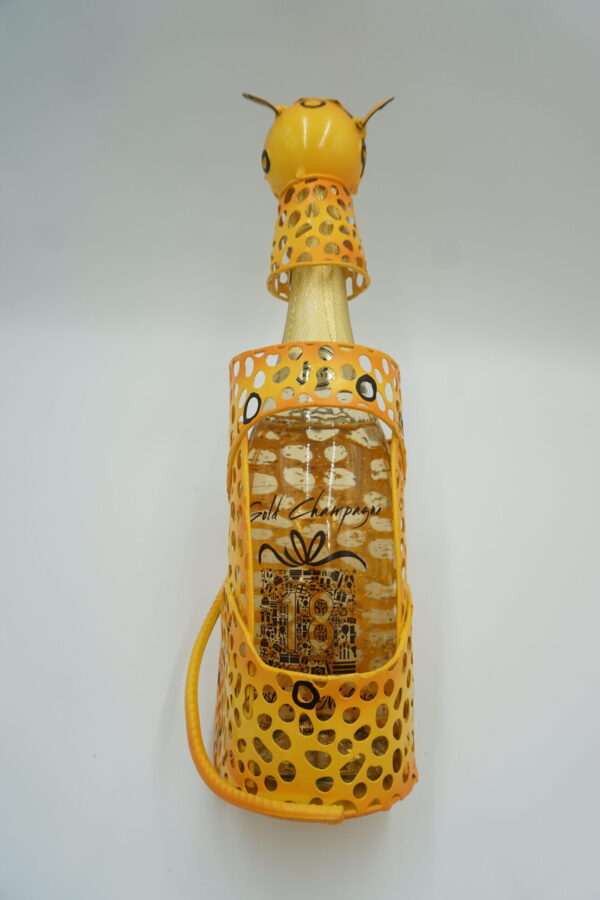 METALOWY STOJAK NA BUTELKĘ TYGRYS