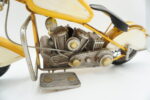 METALOWY MODEL MOTOCYKL MOTOR ŻÓŁTY KOLEKCJONERSKI PREZENT