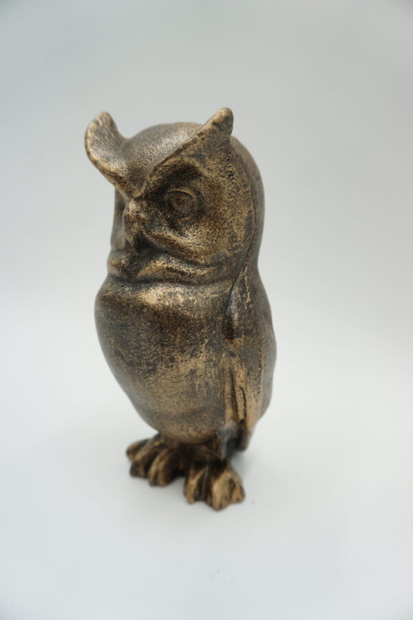 ŻELIWNA FIGURKA SOWA