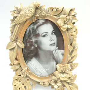 ZŁOTA RAMKA RAMA NA ZDJĘCIA PTASZEK