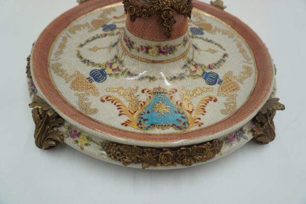 PORCELANA+BRĄZ PATERA ANIOŁEK DUŻA