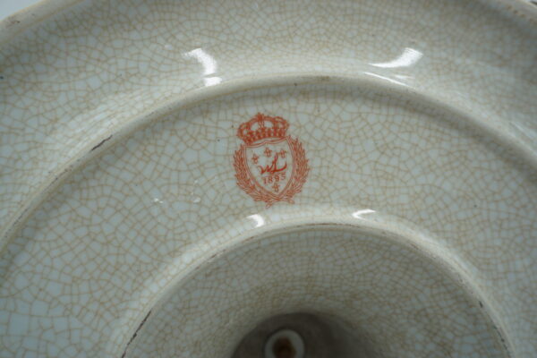 PORCELANA+BRĄZ PATERA ANIOŁEK DUŻA