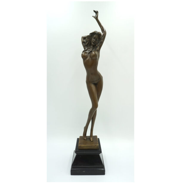 FIGURA Z BRĄZU AKT NAGA KOBIETA