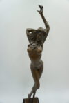 FIGURA Z BRĄZU AKT NAGA KOBIETA