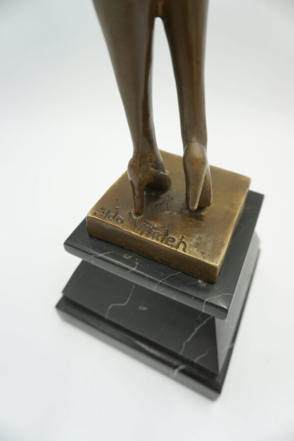 FIGURA Z BRĄZU AKT NAGA KOBIETA