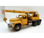 METALOWY MODEL ŻÓŁTY DŹWIG KOLEKCJONERSKI PREZENT