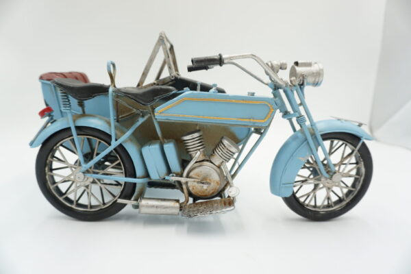 METALOWY MODEL MOTOR DWUOSOBOWY KOLEKCJONERSKI PREZENT