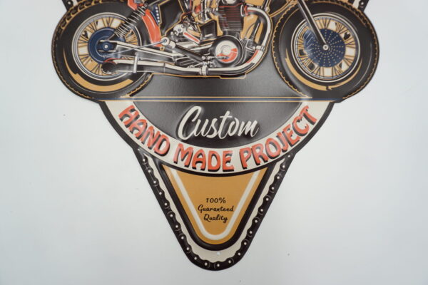 BLASZANY SZYLD CAFE RACER GARAGE - TABLICZKA 40X40 cm